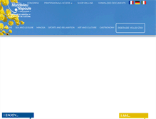 Tablet Screenshot of mandelieu.com